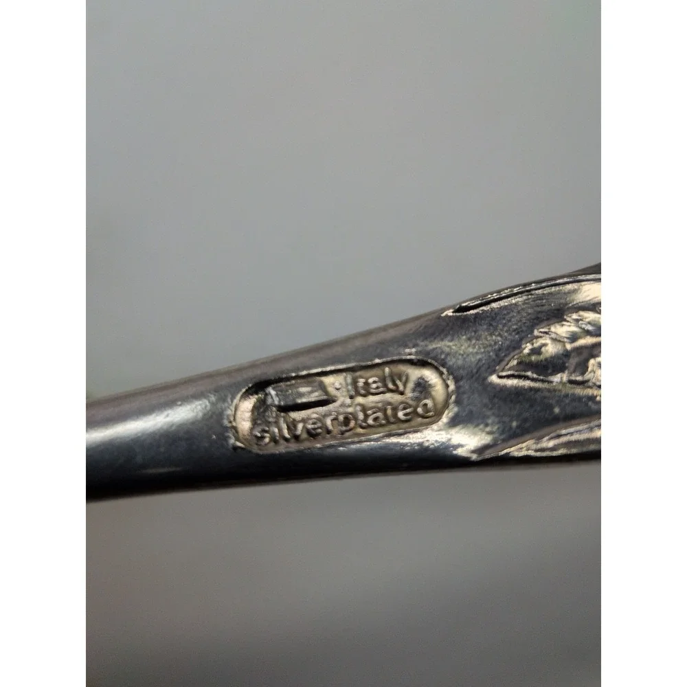 🇮🇹Vtg Antique Cake Serving Knife Silverplated Wedding Server Italy Heirloom 12